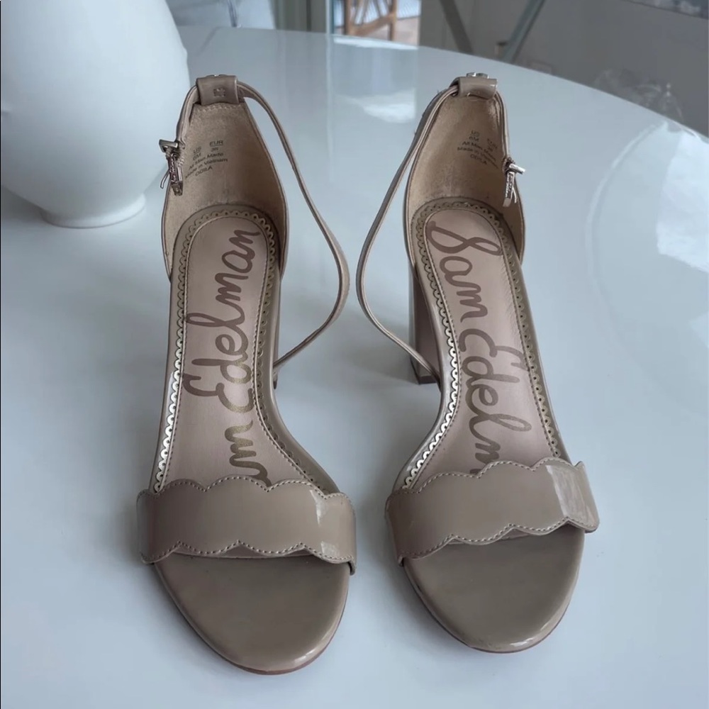 Sam Edelman Odila Nude Patent Leather Size 6